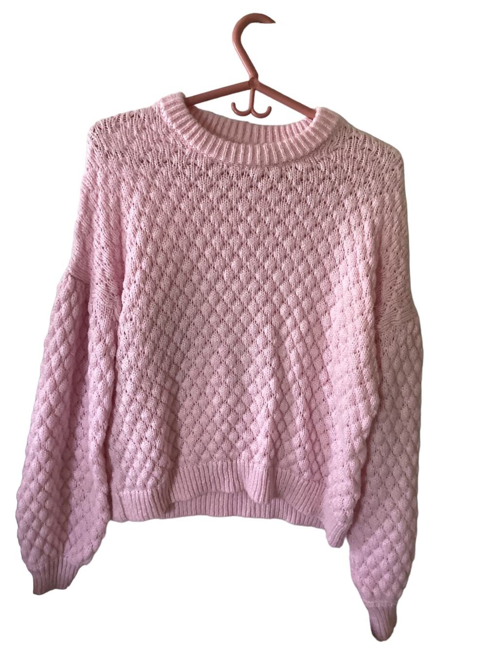 a. new day Cable Knit Pullover Sweater Size L